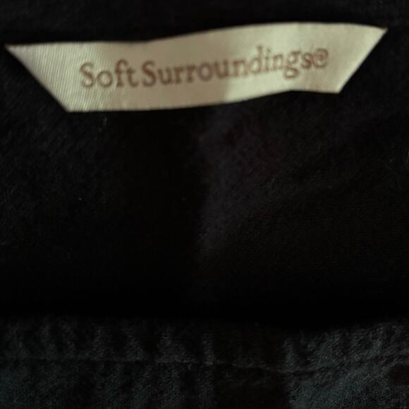 Soft Surroundings Size 1X Cotton Gauze Top Shirt Lagenlook Minimalist Capsule - Picture 3 of 3